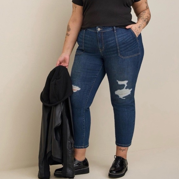 torrid Denim - Torrid Perfect Boyfriend Ankle Vintage jeans